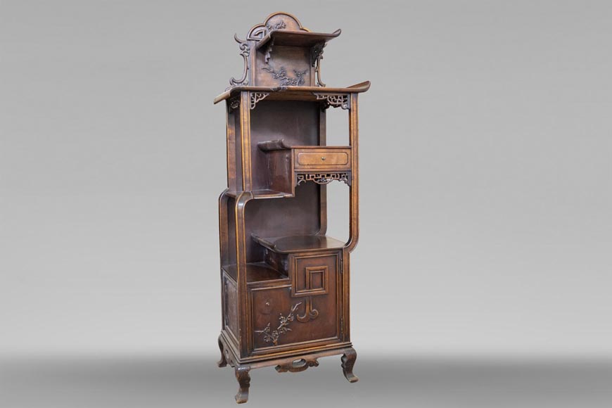 Gabriel VIARDOT, ensemble de mobilier japonisant pour chambre à coucher-3