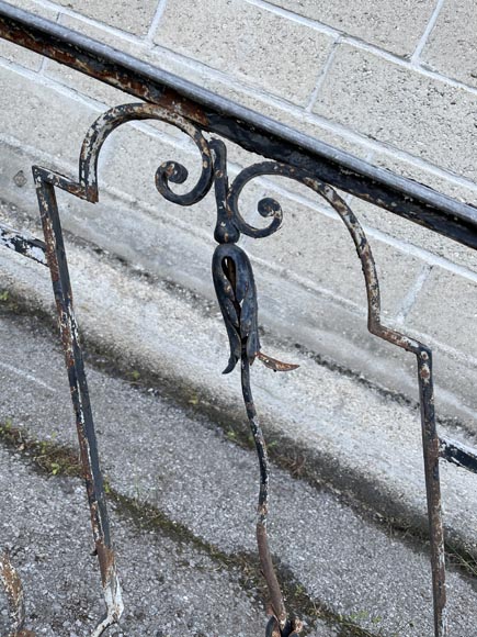 Longue paire de rampes d'escalier de style Napoléon III-8
