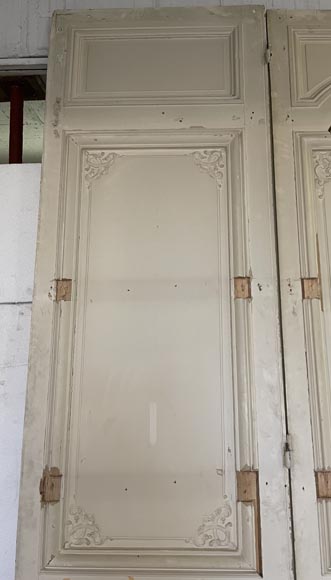 Grande porte quadruple au décor Napoléon III-10