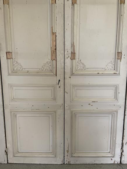 Grande porte quadruple au décor Napoléon III-14
