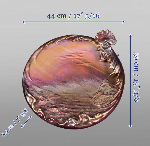 JÉRÔME MASSIER – Plat irisé, L’Aurore JÉRÔME MASSIER – Plat irisé, L’Aurore-8