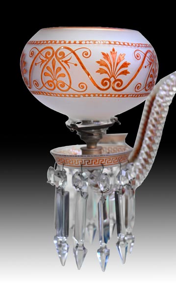 BACCARAT, Lustre néo-grec en cristal à cinq lumières, après 1875-3