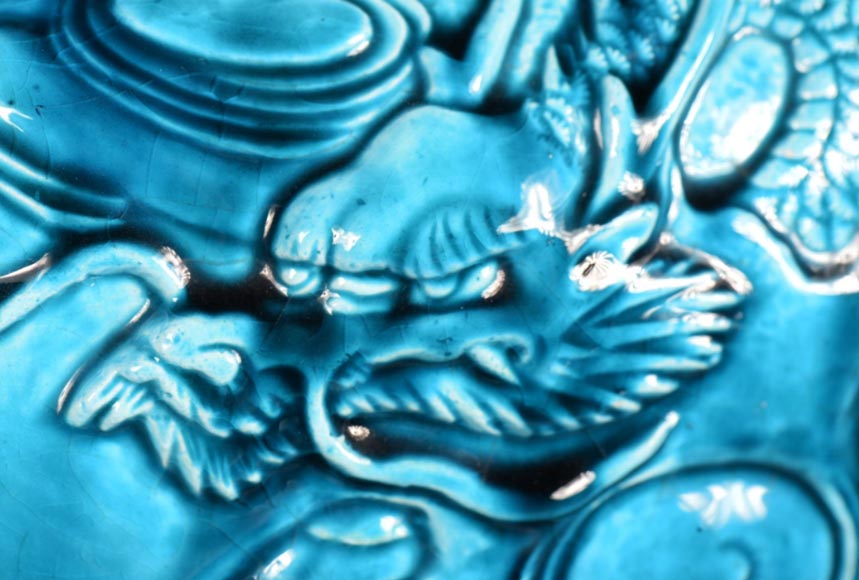 Théodore DECK, le grand vase bleu inspiré des arts de l’Extrême-Orient-8