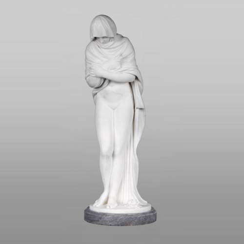 Francesco LAZZARINI (1748-1808) – L’Hiver dit La Frileuse, d’après Jean-Antoine HOUDON