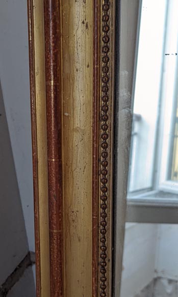 Trumeau en bois doré de style Napoléon III-4