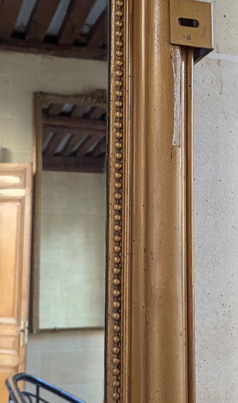 Trumeau de style Louis Philippe au décors de perle, bronzine-2
