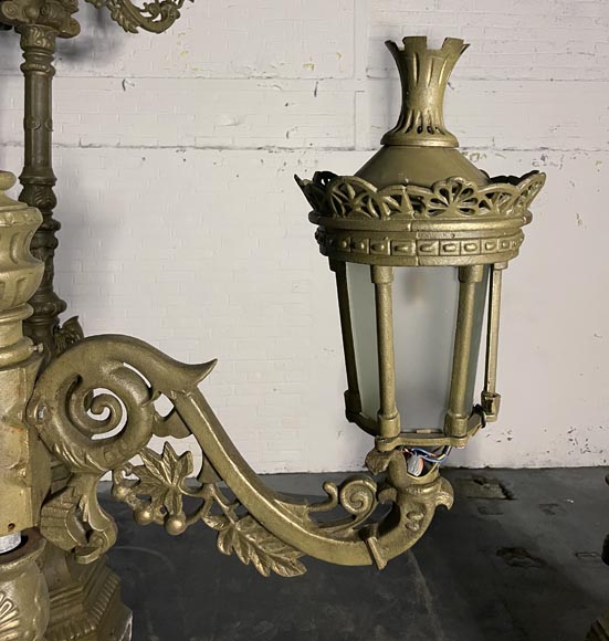 Ensemble de lampadaires de style Napoléon III-7