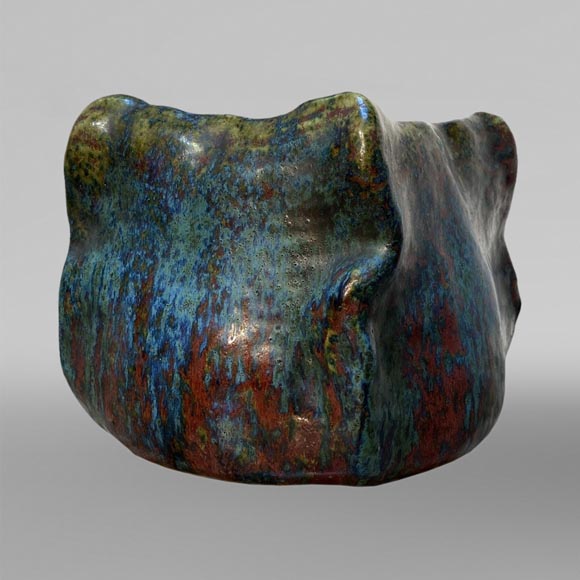Adrien DALPAYRAT,  le vase en céramique émaillée,  une œuvre de l’Exposition universelle de 1900-0
