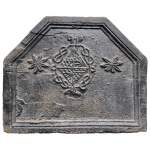 Plaque de cheminée, vers 1600, aux armes d’Angélique d’Estrées