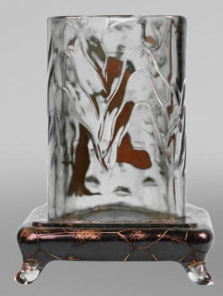 Eugène ROUSSEAU, Vase à la cueilleuse japonaise, vers 1870-1880-5