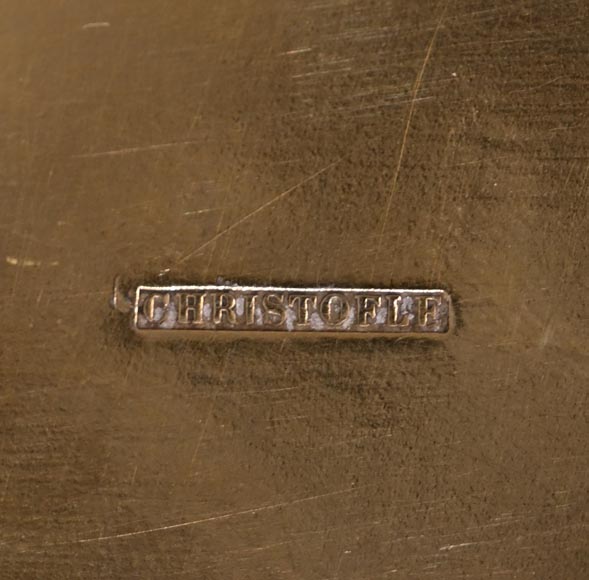 Ernest CARRIÈRE pour CHRISTOFLE – Vase ovoïde japonisant « Algues et poissons » en métal argenté Ernest CARRIÈRE pour CHRISTOFLE – Vase ovoïde japonisant « Algues et poissons » en métal argenté-8