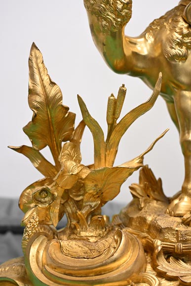 Pendule de style rocaille au dromadaire-7