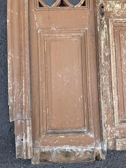 Paire de triples portes avec châssis vitré – vers 1900-8