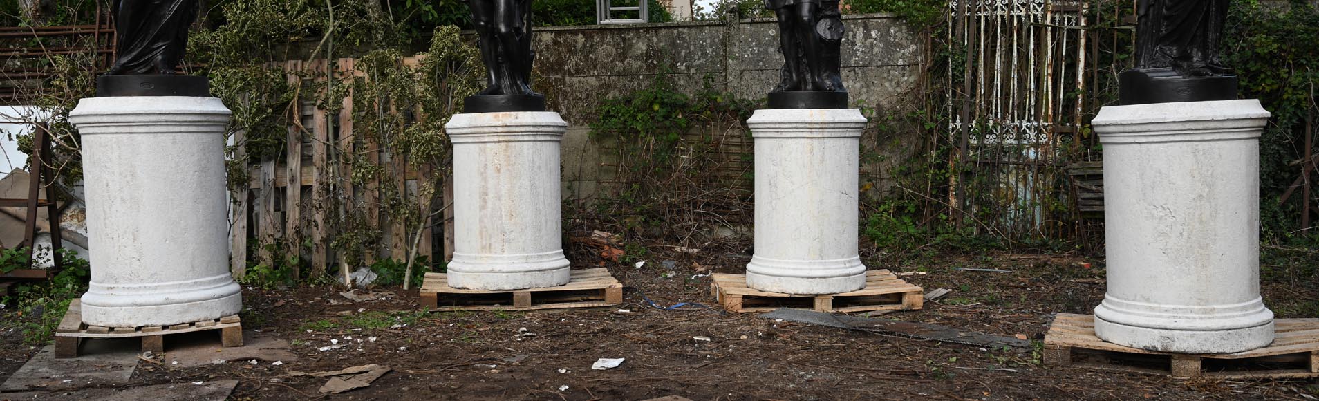 Mathurin MOREAU pour la FONDERIE DU VAL D’OSNE, “Les Quatre Saisons”, série de 4 statues en fonte représentant des allégories du printemps, de l'été, de l’automne et de l’hiver-21