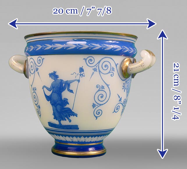BACCARAT, Vase en cristal au décor néo-grec, vers 1867-10