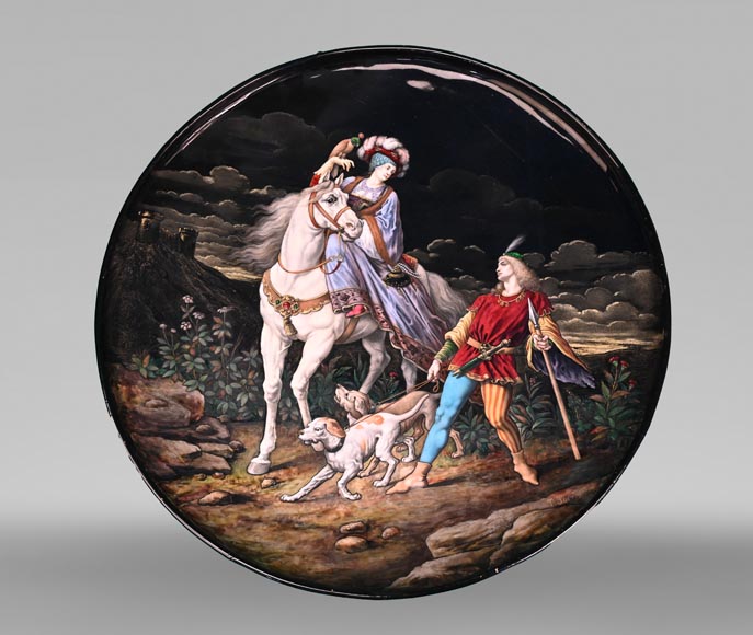 Théophile SOYER, Plat d’ornement néo-Renaissance, 1880-0