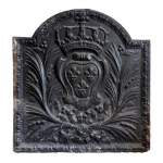 Plaque de cheminée aux Armes de France du XVIIIe siècle