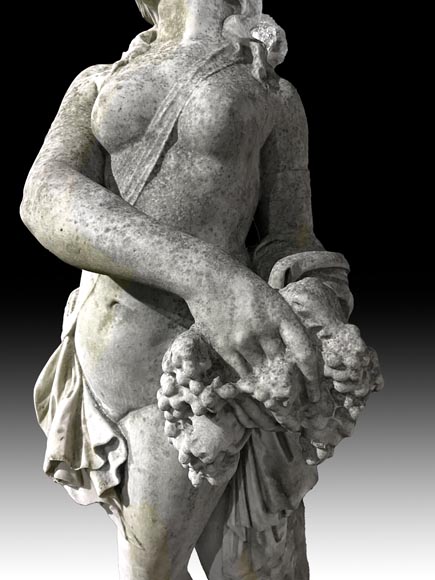 Femme Bacchanal d'après CLODION en marbre-6
