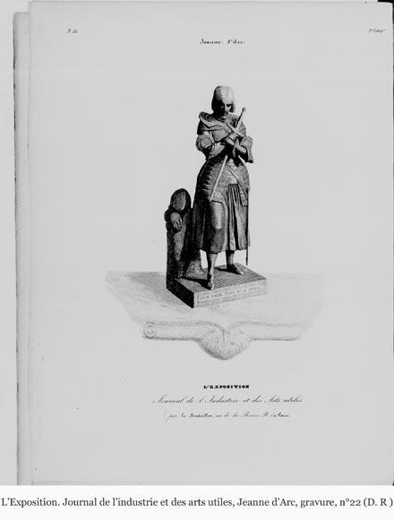 Marie d'ORLÉANS (d'après), Statue de Jeanne d'Arc en fonte, après 1837-14