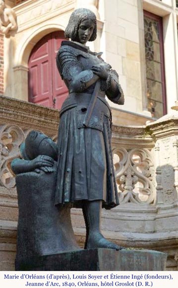 Marie d'ORLÉANS (d'après), Statue de Jeanne d'Arc en fonte, après 1837-15