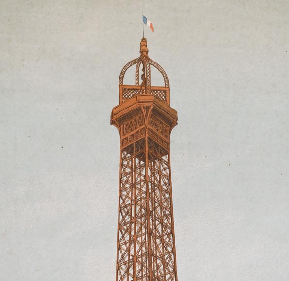 Louis TAUZIN, CHAMPENOIS et Cie, La Tour Eiffel, vers 1889-1