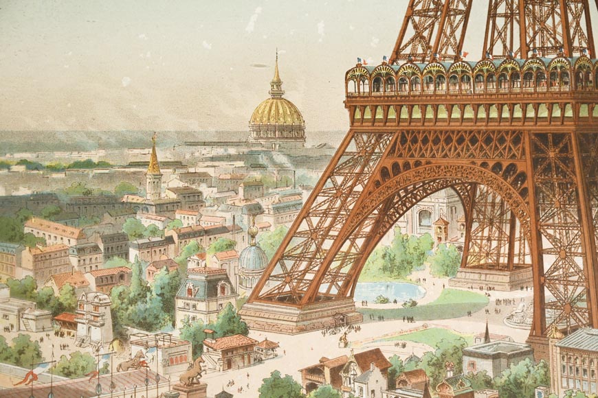 Louis TAUZIN, CHAMPENOIS et Cie, La Tour Eiffel, vers 1889-2
