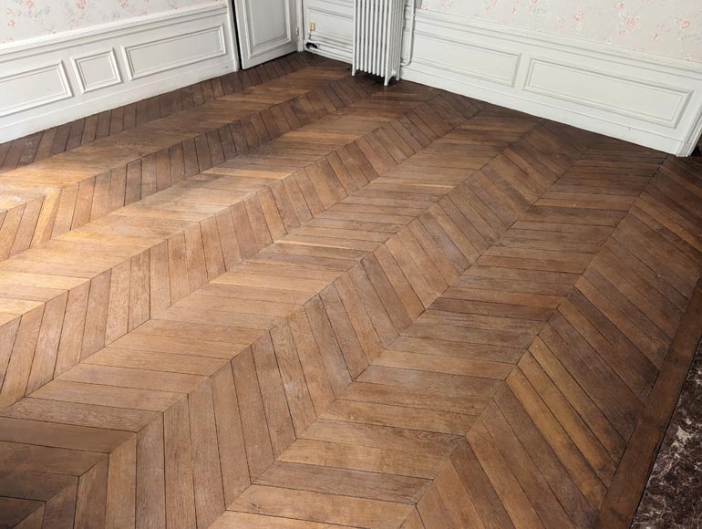 Lot de 18 m² de parquet Point de Hongrie-1