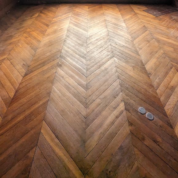 Lot de 18 m² de parquet Point de Hongrie-0