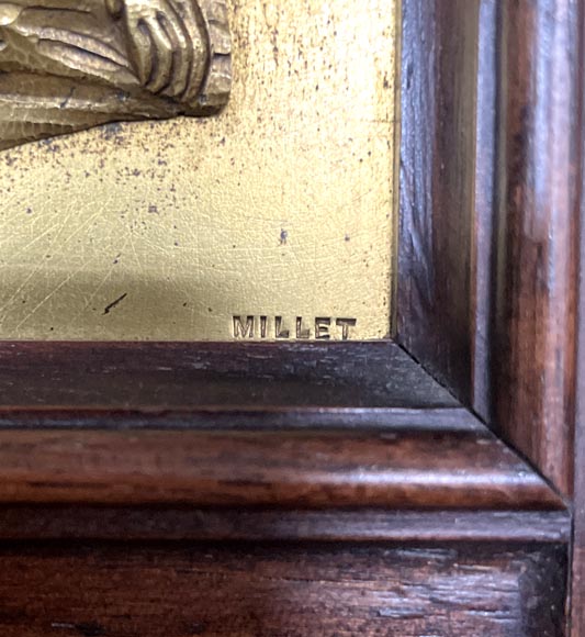 Aimé Millet (1819–1891) — Grand meuble cabinet néo-Renaissance en noyer et bronze doré-11
