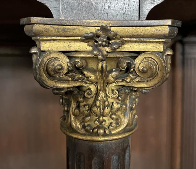 Aimé Millet (1819–1891) — Grand meuble cabinet néo-Renaissance en noyer et bronze doré-14