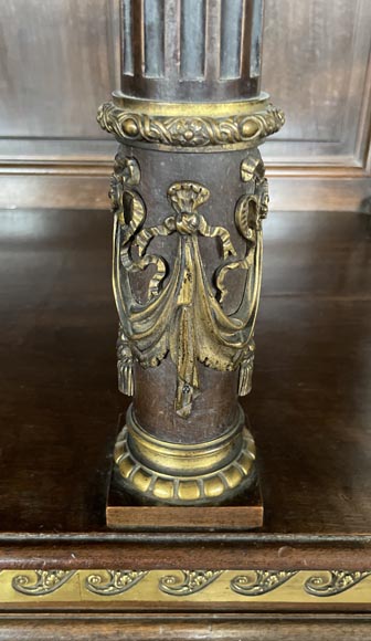 Aimé Millet (1819–1891) — Grand meuble cabinet néo-Renaissance en noyer et bronze doré-15