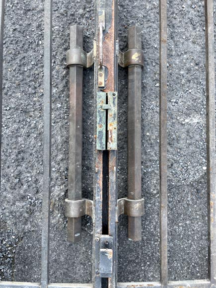 Portail en fonte à deux battants - Style Art Déco-5