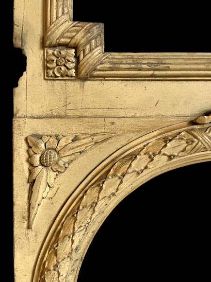 Pièce de boiserie sculptée provenant d’un trumeau, XIXe siècle-5