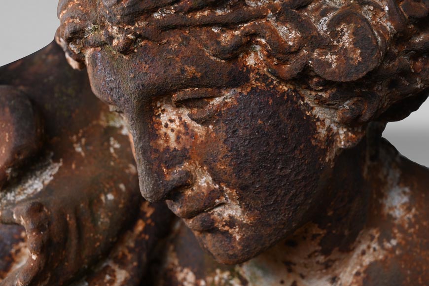 Fonderie DUCEL d’après Pierre LOISON, Jeune fille à la conque, milieu du XIXe siècle-4