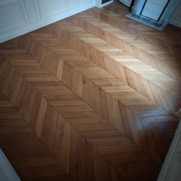 Lot de 9 m² de parquet Point de Hongrie-0