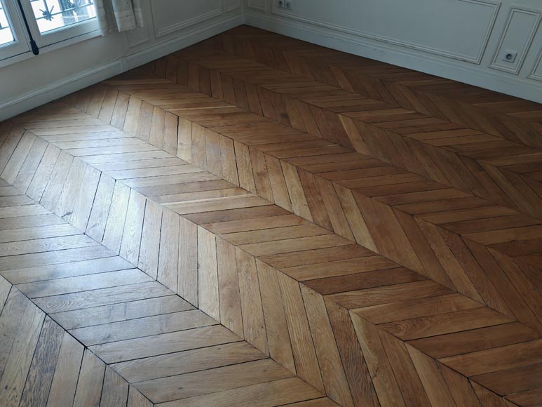 Lot de 9 m² de parquet Point de Hongrie-1