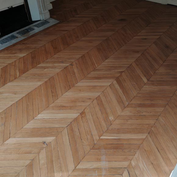 Lot de 23 m² de parquet point de Hongrie-0