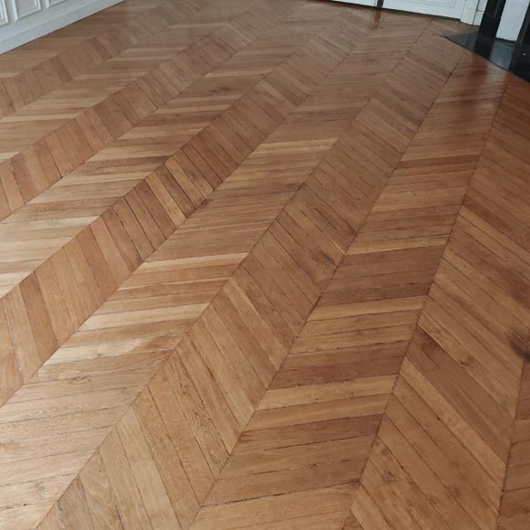 Lot de 18 m² de parquet point de Hongrie-0