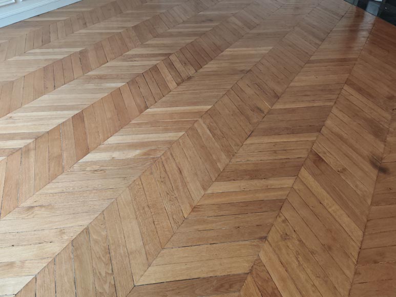 Lot de 18 m² de parquet point de Hongrie-1