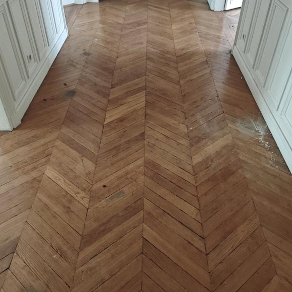 Lot de 12 m² de parquet point de Hongrie-0