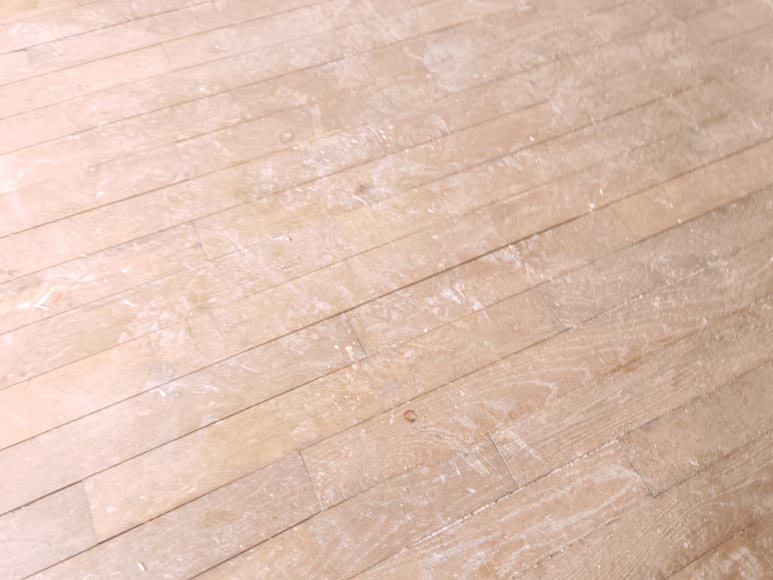 Lot d'environ 10 m² de parquet linéaire, epoque 19è-1