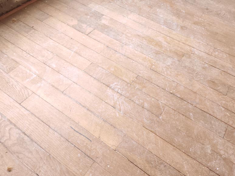 Lot d'environ 10 m² de parquet linéaire, epoque 19è-2