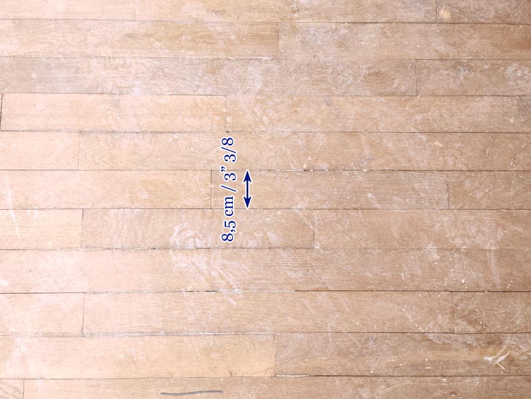 Lot d'environ 10 m² de parquet linéaire, epoque 19è-6