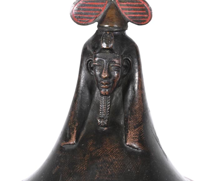 Giuseppe PARVIS (attribué à), Miroir égyptisant, vers 1900-10