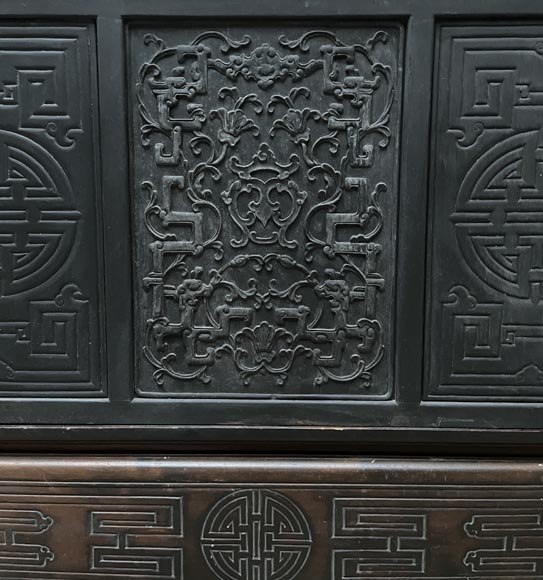 Banc-lit japonisant – Maison des Bambous-5