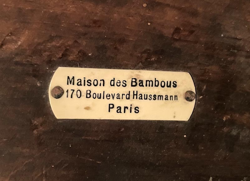 Banc-lit japonisant – Maison des Bambous-7