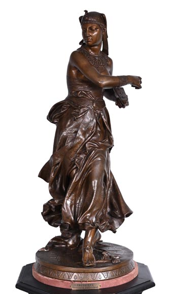 Alexandre Falguière (sculpteur) et Maison Marnyhac (fondeur) : Danseuse égyptienne, après 1873-1