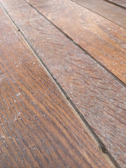 Ensemble de 39 m² de parquet linéaire en chêne, lames larges-3