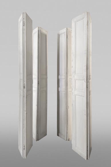 Deux paires de volets anciens en chêne-1