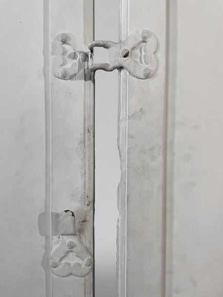 Deux paires de volets anciens en chêne-4